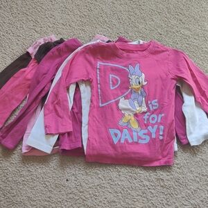 Daisy Duck Pink Long Sleeve Tee for Kids